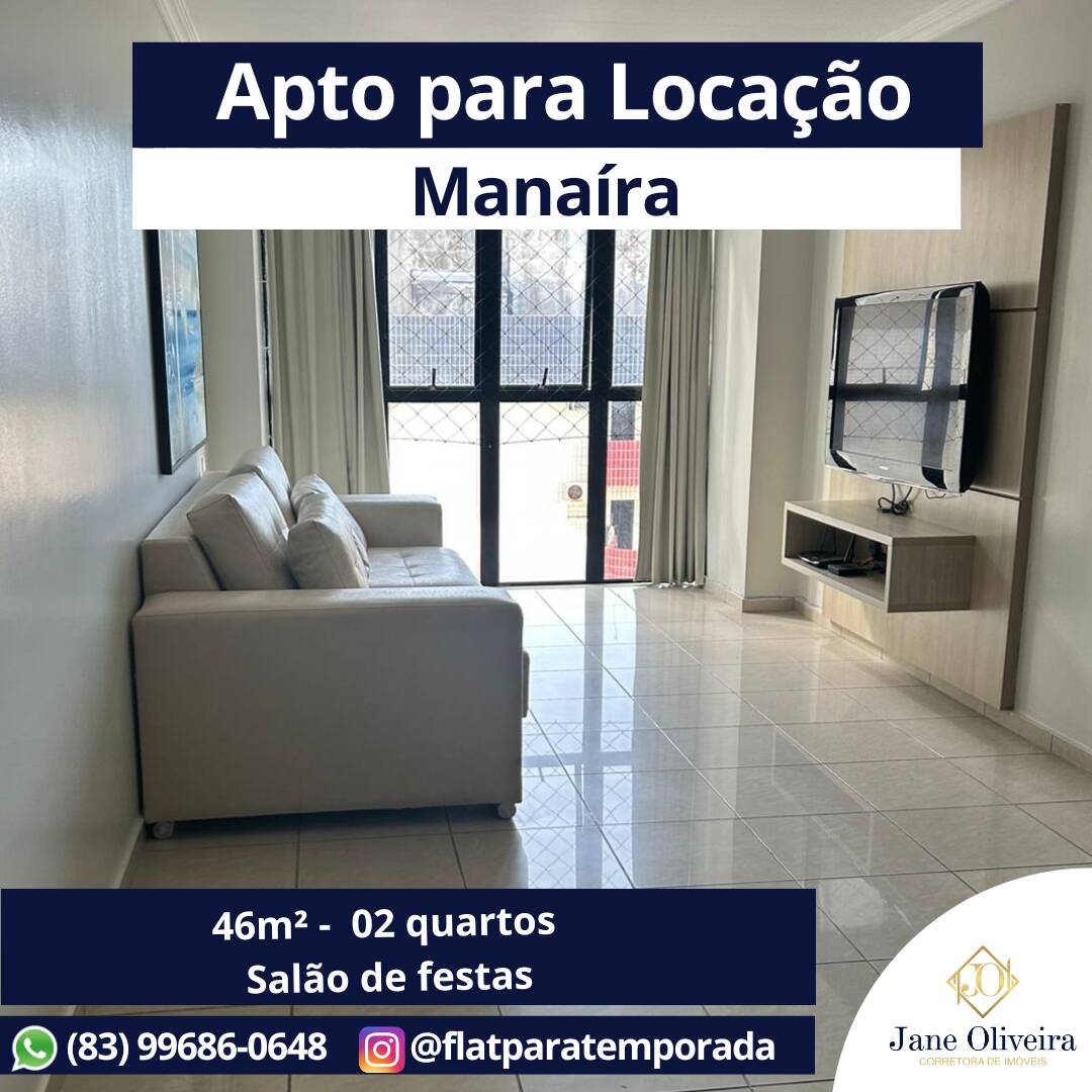 #JOLGF - Apartamento para Locação em João Pessoa - PB