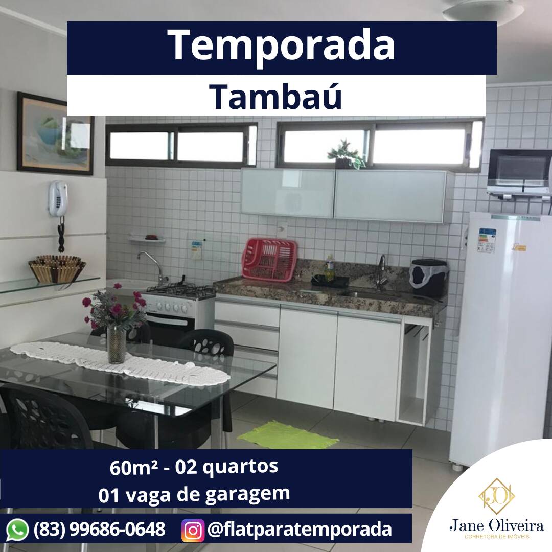 #JOTLXT313 - Apartamento para Temporada em João Pessoa - PB