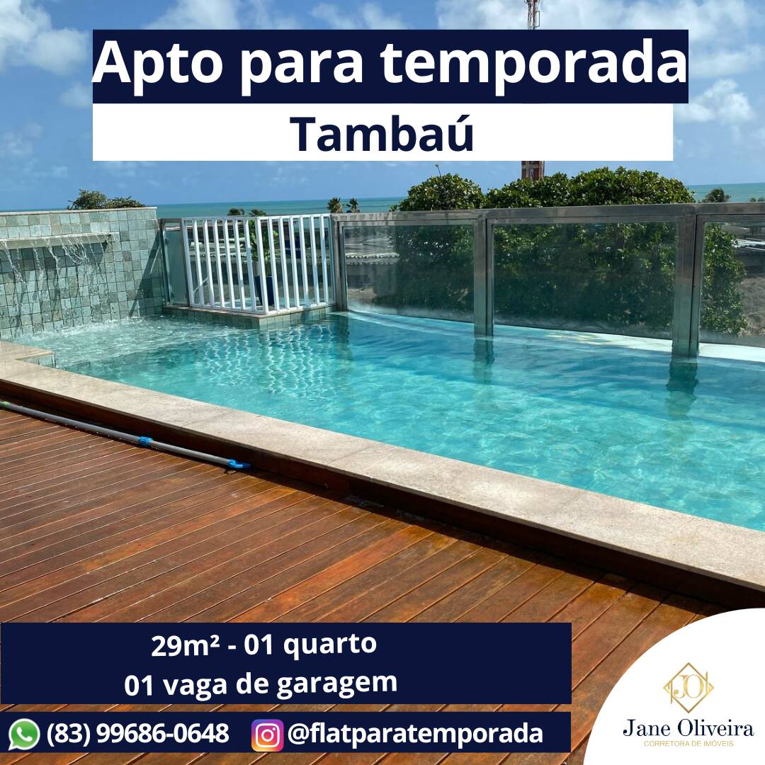 #JOTIF215 - Apartamento para Temporada em João Pessoa - PB