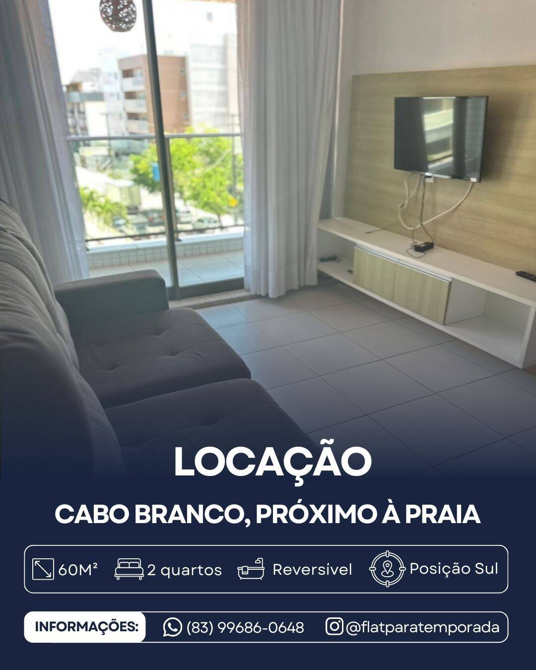 #JOLMF302 - Apartamento para Locação em João Pessoa - PB