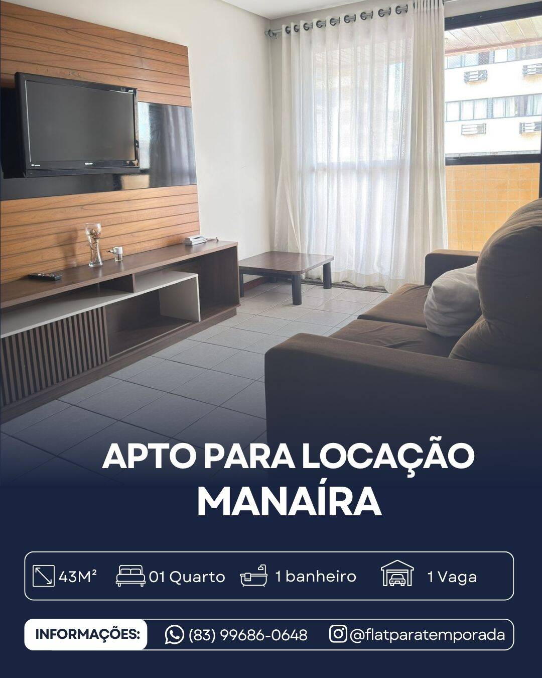 #JOLPR2 - Apartamento para Locação em João Pessoa - PB