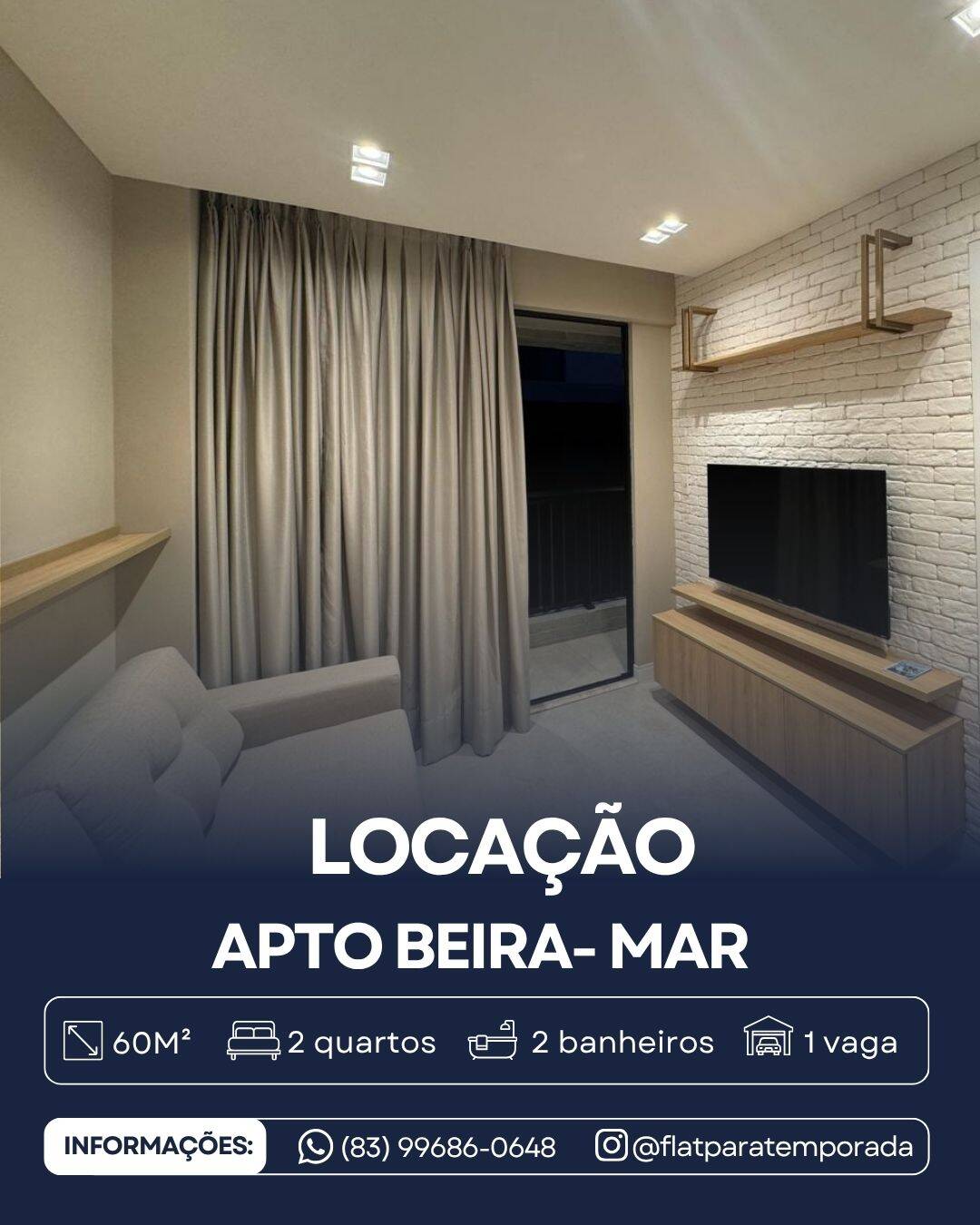 #JOLRJB - Apartamento para Locação em João Pessoa - PB