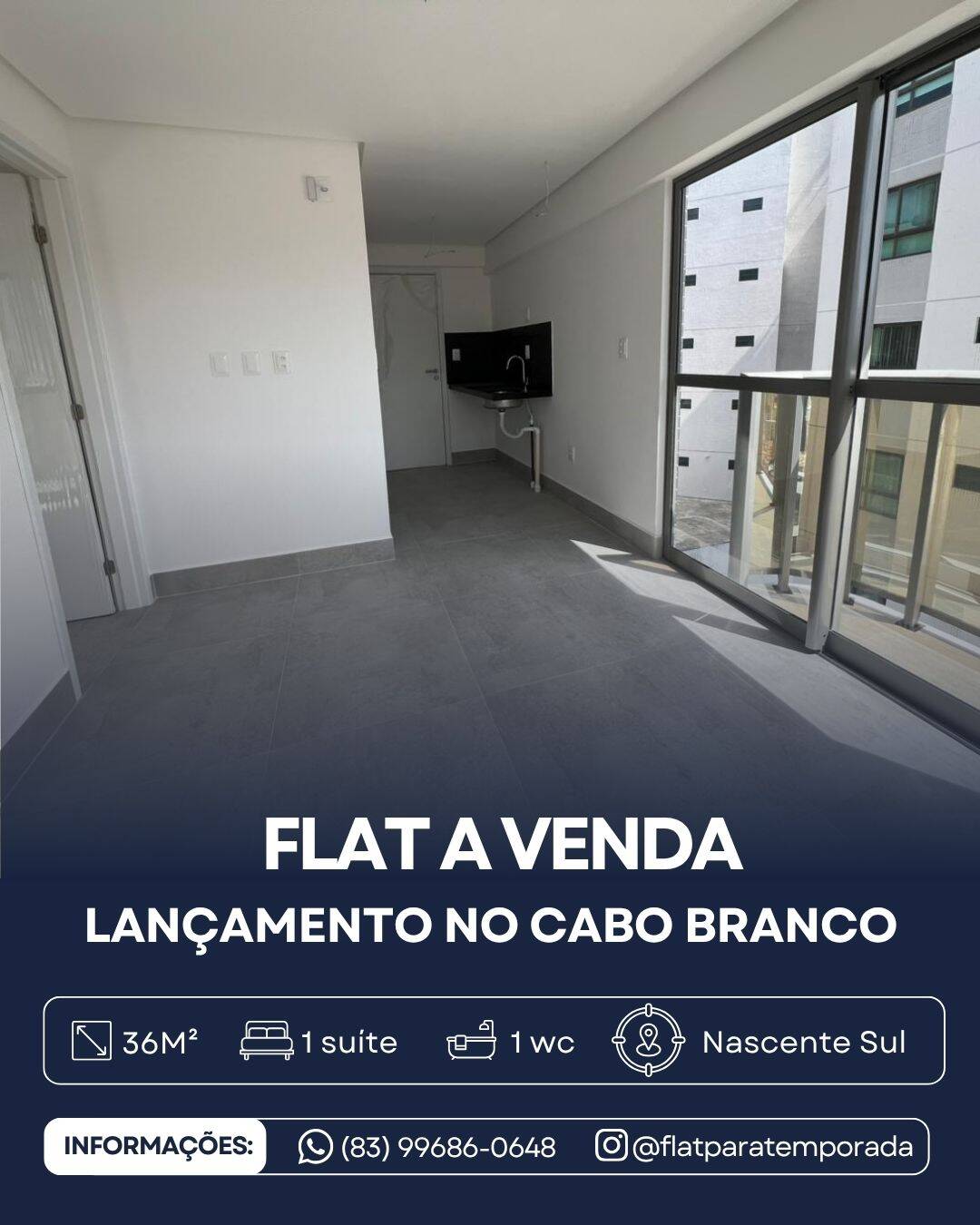 #JOVAR - Flat para Venda em João Pessoa - PB