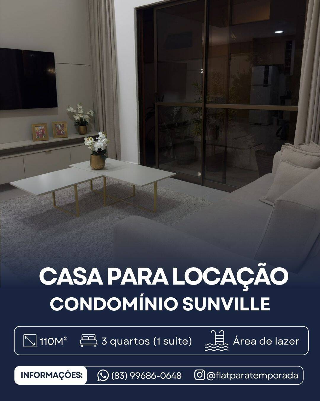 #JOLCCSV - Casa em condomínio para Locação em João Pessoa - PB