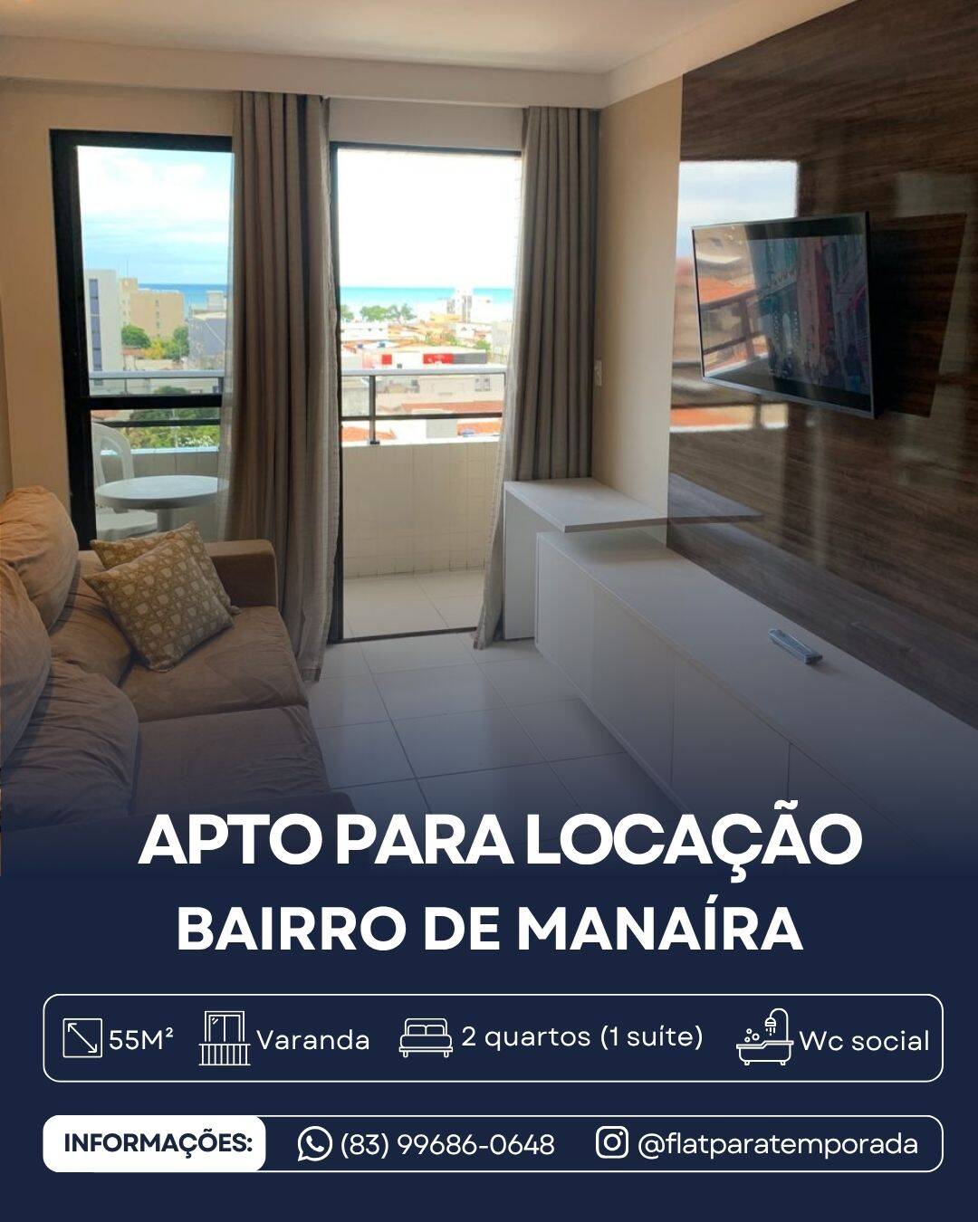 #JOLBL - Apartamento para Locação em João Pessoa - PB