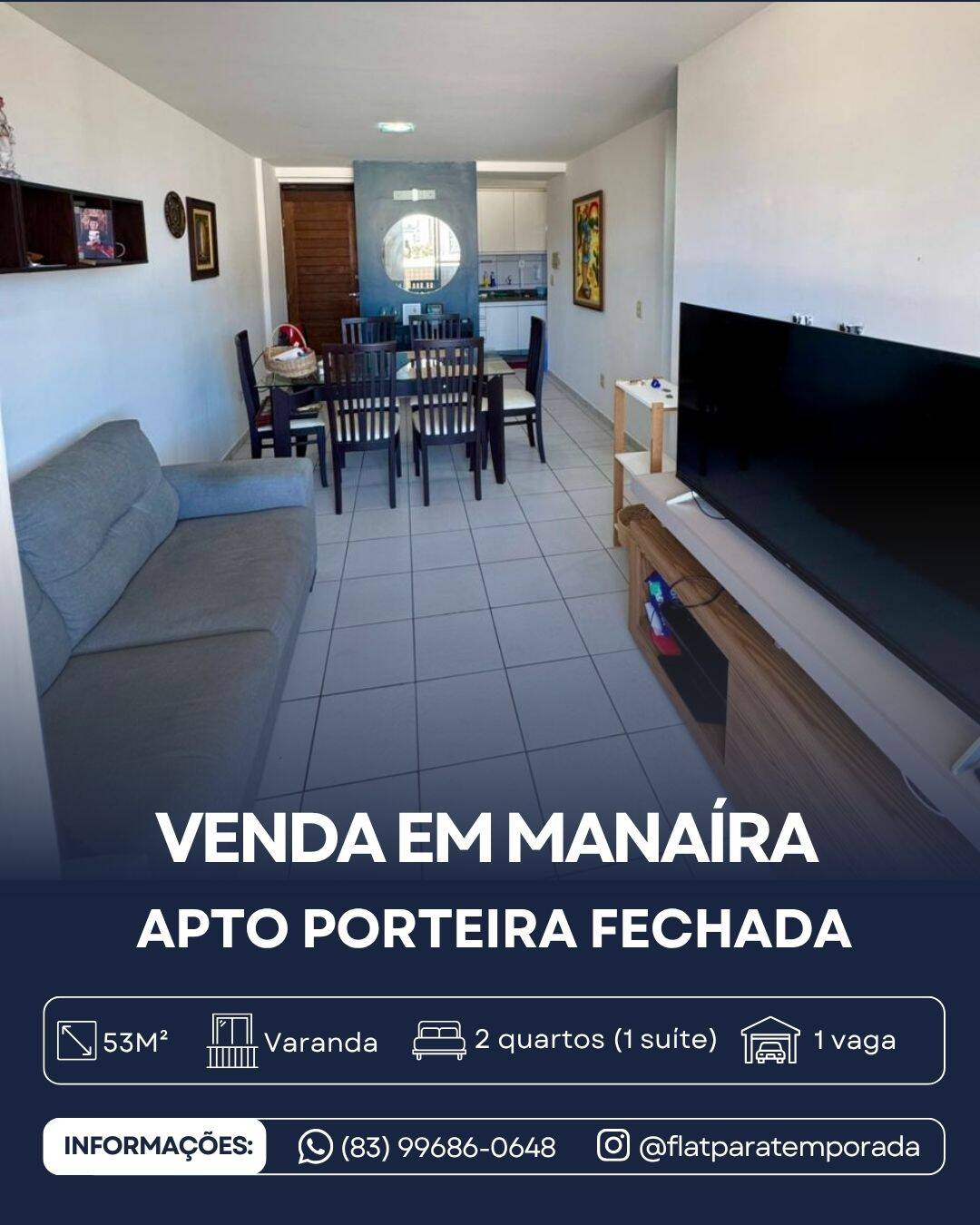 #JOVBR - Apartamento para Venda em João Pessoa - PB