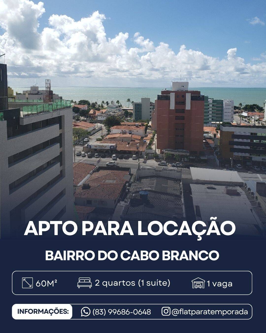 #JOLUC - Apartamento para Locação em João Pessoa - PB